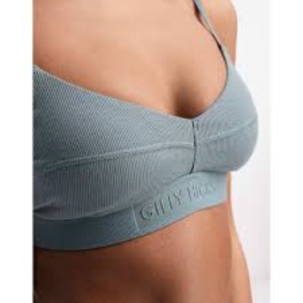 Gilly Hicks Triangle Bralette – Teal *Logo – M